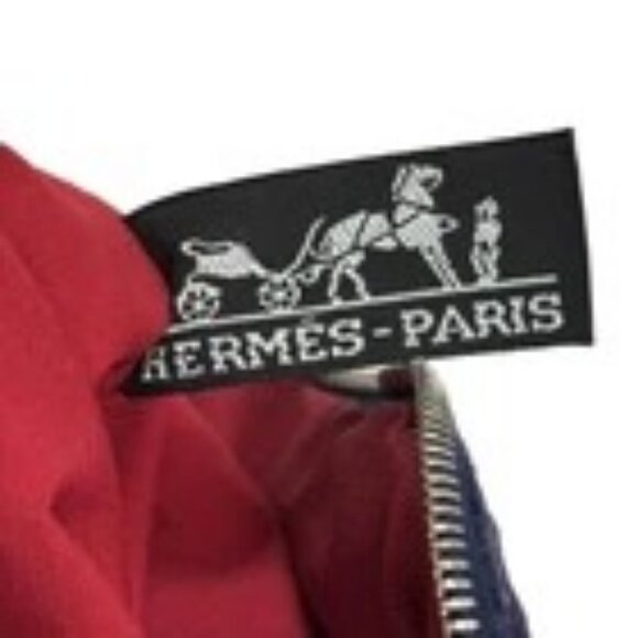 Auth HERMES Bolide Pouch 15 - Purple Silk None Pouch - Picture 5 of 6